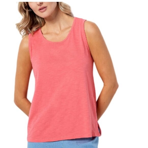 Penningtons Coral sleeveless cami tank top blouse cotton/poly women's size 5X - Picture 1 of 8